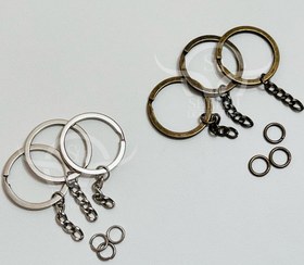 تصویر حلقه کلید زنجیر دار 