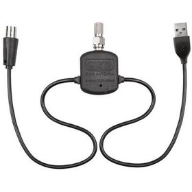 تصویر آنتن هوایی هانی با منبع تغذیه USB مشکی 