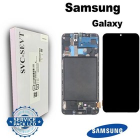 تصویر ال سی دی گوشی سامسونگ A70 - مشکی شرکتی ا LCD SAMSUNG A70 +Frem LCD SAMSUNG A70 +Frem