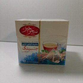 تصویر دمنوش گیاهی جنسینگ و زنجبیل سحرخیز ( عطاری فاطر ) 