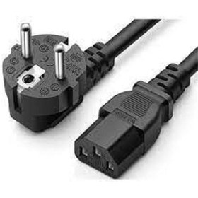 تصویر کابل برق پاور کامپیوتر و مانیتور پک ۱۰ عددی (استوک) 