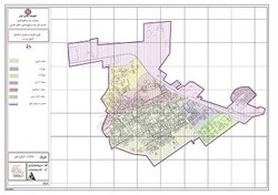 تصویر عنوان نقشه: محلات عرفی شهر سده 