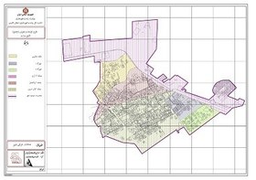 تصویر عنوان نقشه: محلات عرفی شهر سده 
