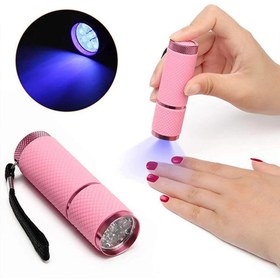 تصویر یووی چراغ قوه ای ۱۶وات UV flashlight 16 watt