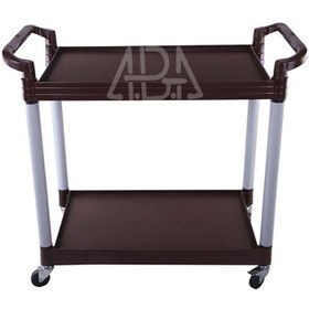 تصویر ترولی 2 طبقه تخت 