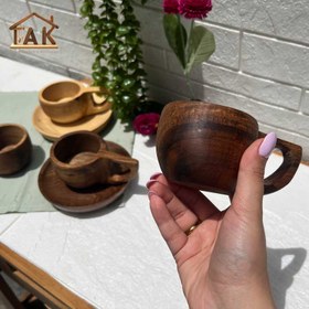 تصویر لیوان چوبی کوکسا 