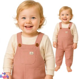 تصویر بیلر کتان صورتی دخترانه 