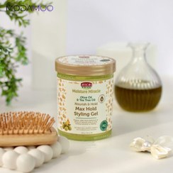 تصویر ژل حالت دهنده مو آفریکن پراید مدل OLIVE OIL & TEA TREE حجم ۵۱۰ میلی لیتر 