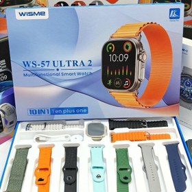 تصویر ساعت هوشمند اپل واچ WS-57 Ultra2 + ده بند 