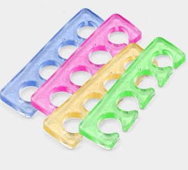 تصویر پد انگشتی سیلیکونی - صورتی شیشه ای 