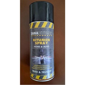 تصویر اسپری عایق رطوبتی سانا بیتومن مدل BITUMEN SPRAY کد 01 حجم 400 میلی لیتر 