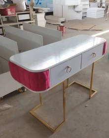 تصویر میز ناخن بغل پارچه مستطیل 