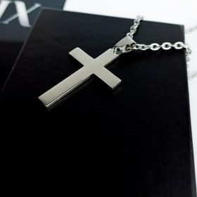 تصویر زنجیر و پلاک صلیب کد ۵۵۸ 