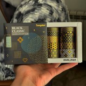 تصویر چسب واشی ده عددی پینترستی - Black classic adhesive tape