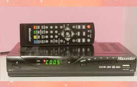 تصویر گیرنده دیجیتال مکسیدر MX-2 مدل 2062 کارکرده، کاملا سالم با کنترل نو و یک سال ضمانت