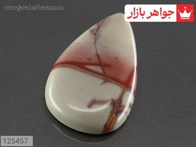 تصویر نگین جاسپر اشکی خاص کد 125457 