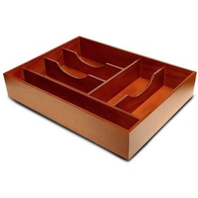 تصویر جاقاشق داخل کابینت بزرگ OAK 