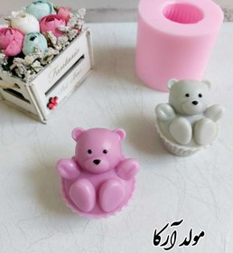 تصویر قالب کاپ کیک خرسی ۱۲۷