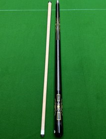 تصویر چوب بیلیارد ۲ تکه دسته چرمی 