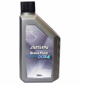 تصویر روغن ترمز DOT4 آیسین مدل AISIN Brake Fluid DOT-4 نیم لیتر 