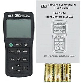 تصویر گوس متر سه محوره مدل TES-1393 ساخت Tes تایوان Electro Magnetic Field Tester TES 1393