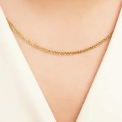 تصویر زنجیر خاویاری 2 میل استیل 