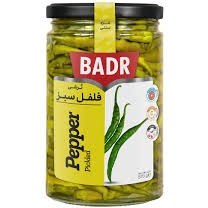 تصویر ترشی فلفل سبز بدر 