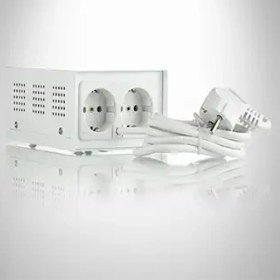 تصویر محافظ برق یخچال 2 خانه فلزی با کابل 3 متری بهداد الکتریک - کد 2153013375 