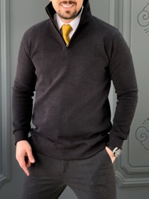 تصویر پلیور 060301 POLO ذغالی 