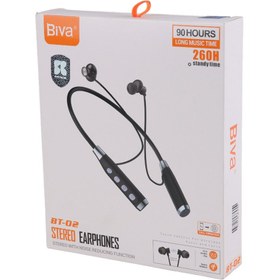 تصویر هدفون گردنی بیوا مدل BT-02 Biva BT-02 neckband headphone