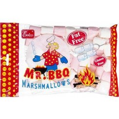 تصویر پاستیل مارشمالو کبابی ارکو مستر باربیکیو 250گرمی Erko Mr. Bbq Pink-White Marshmallow 