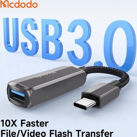 تصویر تبدیل هارد و فلش تایپ سی به USB-A+تایپ سی مک‌دودو MCDODO CA-2830 