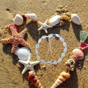 تصویر گردنبند زنانه مدل صدف و مروارید 