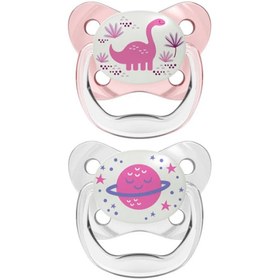 تصویر پستانك اورتودنسی دكتر براونز دو عددی Dr Browns Double Pacifier Orthodontic