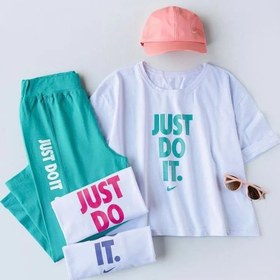 تصویر ست کراپ شلوارک جاست دوایت just doit Just doit