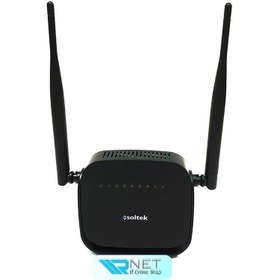 تصویر مودم روتر +ADSL2 سولتک مدل WM305N Modem router + ADSL2 Soltech model WM305N