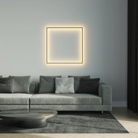 تصویر چراغ دیواری مدل مربع 