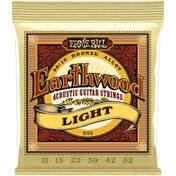 تصویر سیم گیتار آکوستیک ارنی بال مدلErnie Ball 2008 EarthWood Extra Light 10-50 