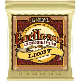 تصویر سیم گیتار آکوستیک ارنی بال مدلErnie Ball 2008 EarthWood Extra Light 10-50 