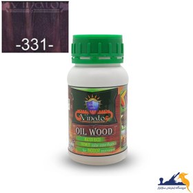 تصویر روغن چوب قهوه‌ای لاکچری ویناتو کد 331 