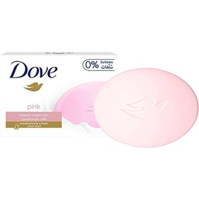 تصویر صابون بار کرم زیبایی مرطوب‌کننده صورتی 135 گرم بسته 12 عددی برند dove Moisturizing Beauty Cream Bar Soap Pink 135g Pack of 12