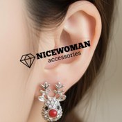 تصویر گوشواره کریسمس اروپایی 