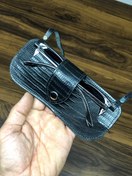 تصویر کاور عینک تیام - مشکی Tiam leather glass cover