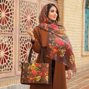 تصویر ست کیف و شال زنانه بهار کد 10 ا Bahar Women Bag and Shawl Set Code 10 Bahar Women Bag and Shawl Set Code 10