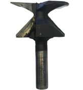 تصویر تیغ اور فرز پروانه ای شیار 90 درجه 