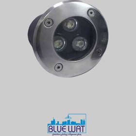 تصویر چراغ دفنی 3 وات لنزی برند صباترانس 