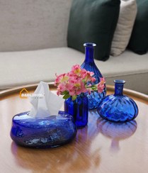 تصویر ست جادستمالی و گلدان رنگی کد 172A 