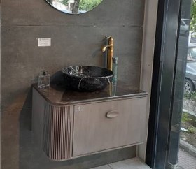 تصویر روشویی کابینتی بومرنگ مدل ویتون سایز ۷۰ دیواری 