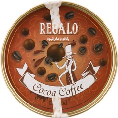 تصویر دراژه کاکائویی با مغز قهوه رگالو فرمند 80 گرم 