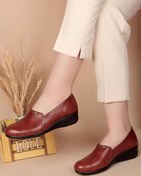 تصویر کفش طبی زنانه تمام چرم نیلو 